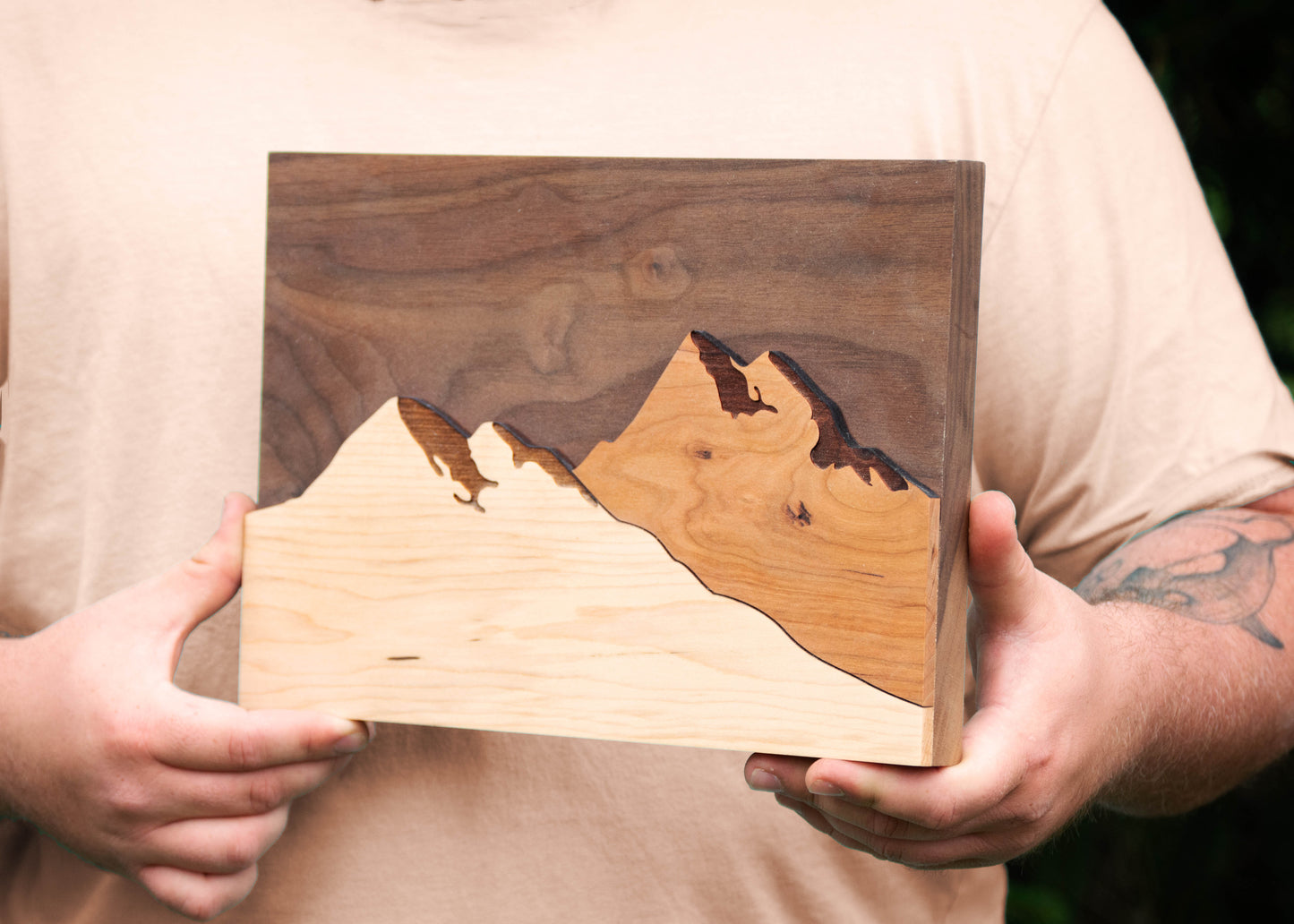 High Quality, Handcrafted Mountain Wall Art - Autumn Woods Co.