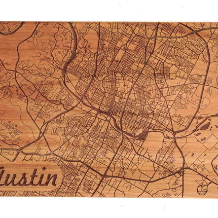 City Map Wall Art - Autumn Woods Co.