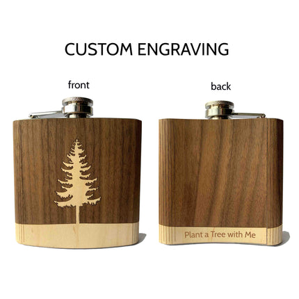 Wooden Flask - Autumn Woods Co.