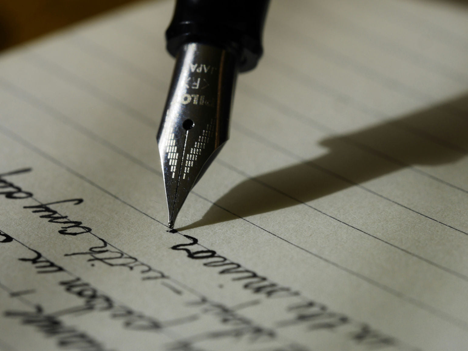 a portrait of a fountain pen from Autumn Woods Co.