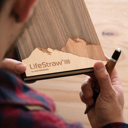 Notebook Personalized Wooden Notebook, Autumn Woods Collective, Custom Wooden Gifts