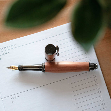 Fountain or Rollerball The Admin Pen (Fountain/Rollerball), Autumn Woods Collective, Custom Wooden Gifts