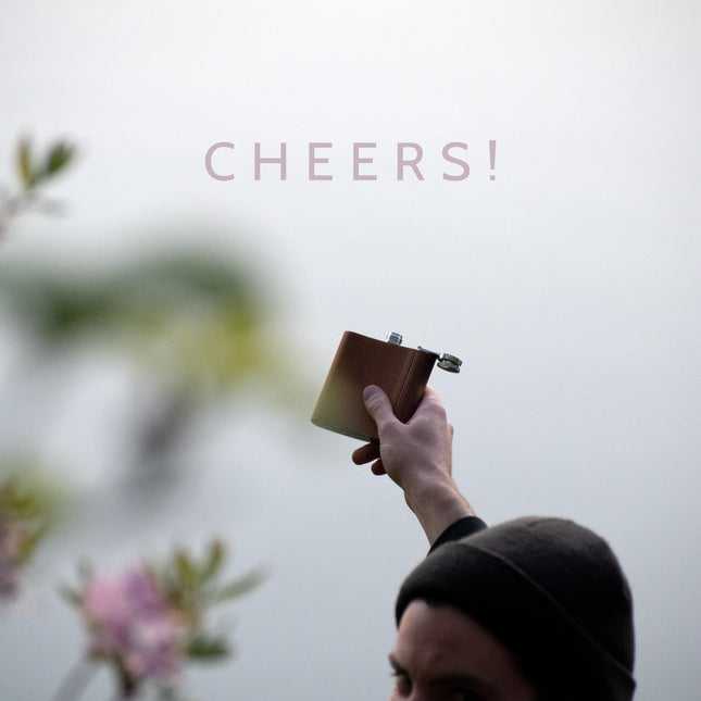 Flask Custom Wooden Hip Flask, Autumn Woods Collective, Custom Wooden Gifts