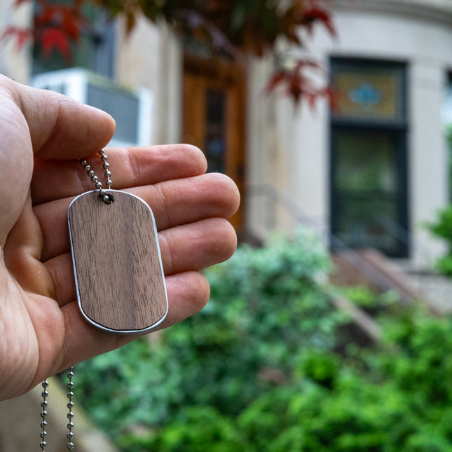 Dog Tags Custom Dog Tag, Autumn Woods Collective, Custom Wooden Gifts