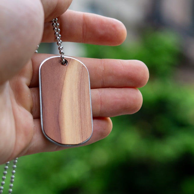 Dog Tags Custom Dog Tag, Autumn Woods Collective, Custom Wooden Gifts
