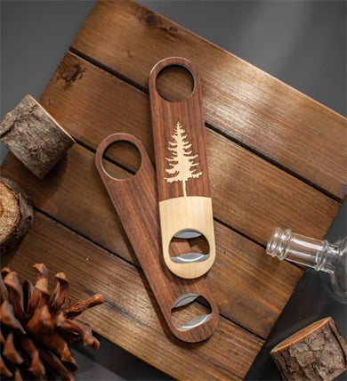 Pine Tree Wooden Bottle Opener by Autumn Woods Collective
