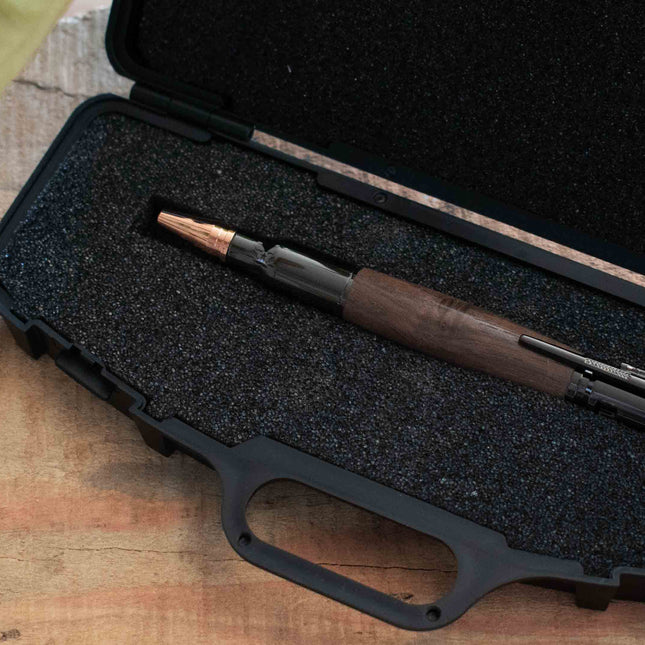 Hard Black Pen Case - Autumn Woods Co.