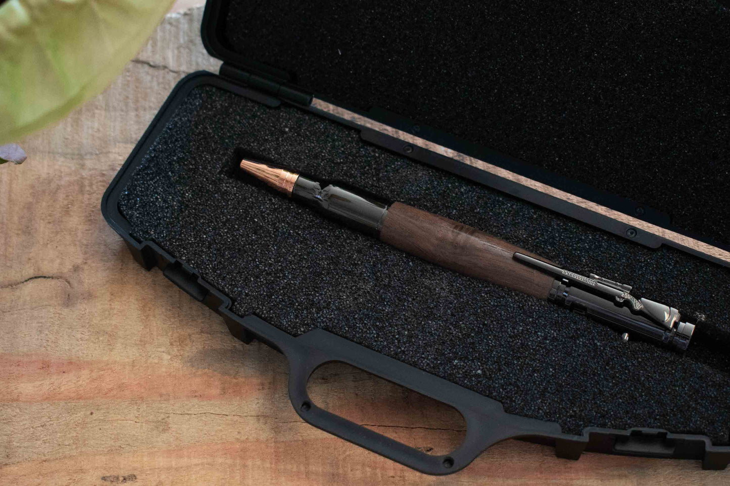 Hard Black Pen Case - Autumn Woods Co.