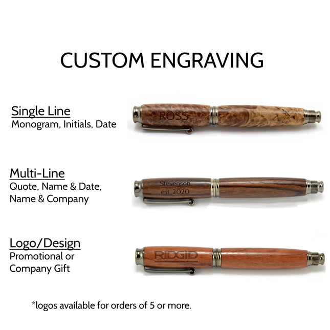 Executive Fountain Pen - Autumn Woods Co.