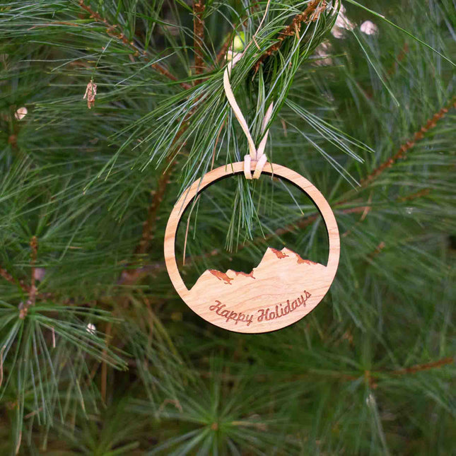 Mountain Holiday Ornament - Autumn Woods Co.