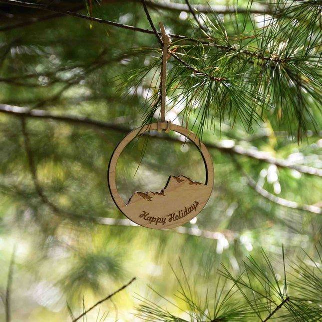 Mountain Holiday Ornament - Autumn Woods Co.