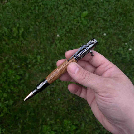 Dropship Products Military Bolt Action Pen, Autumn Woods Collective, Custom Wooden Gifts