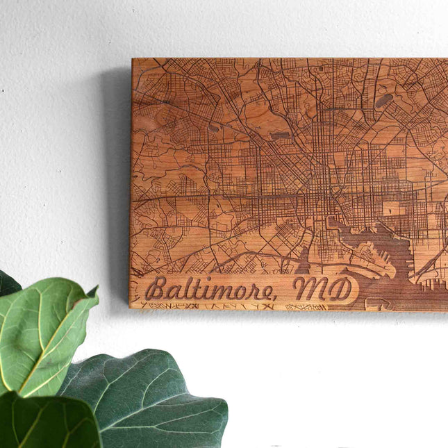 City Map Wall Art - Autumn Woods Co.