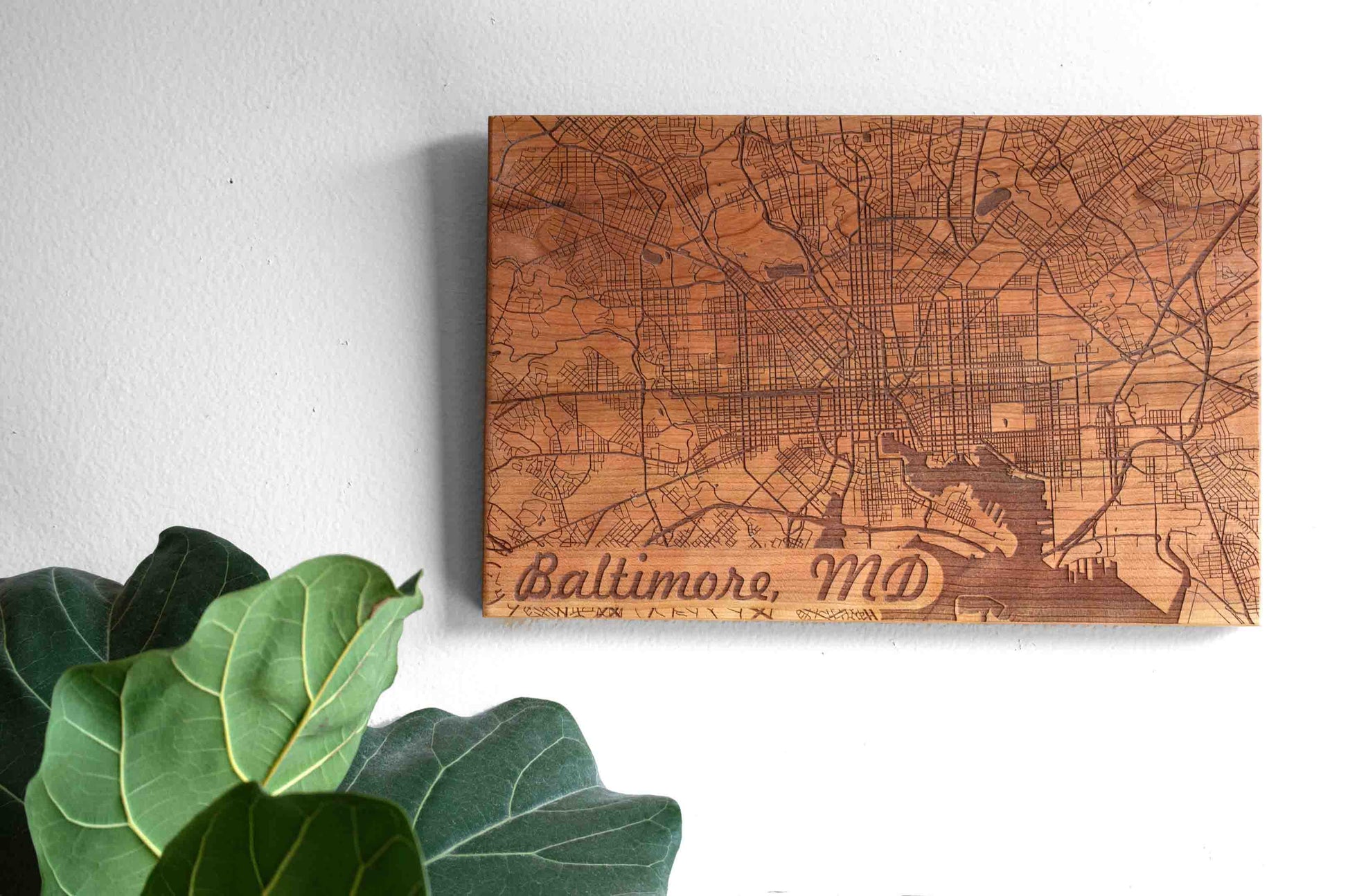 City Map Wall Art - Autumn Woods Co.