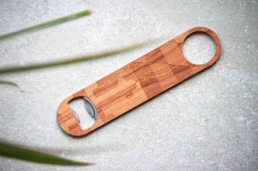 Maryland Flag Wood Bottle Opener - Autumn Woods Co.
