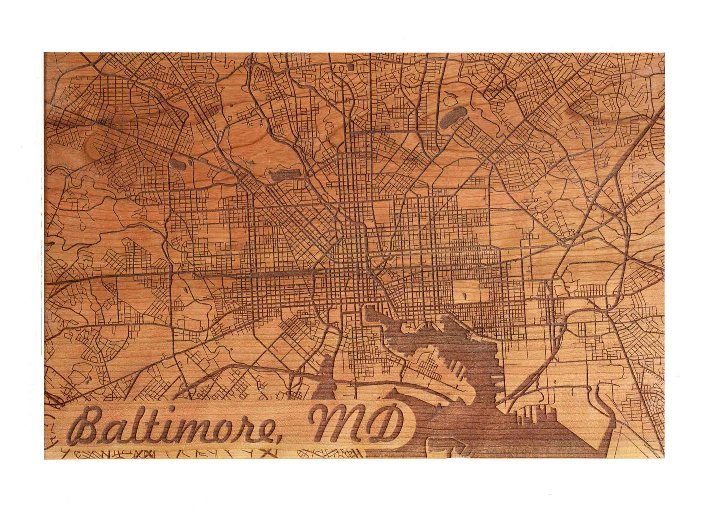 City Map Wall Art - Autumn Woods Co.