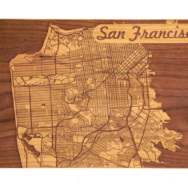 City Map Wall Art - Autumn Woods Co.