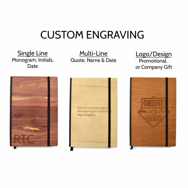 Custom Wooden Notebooks - Autumn Woods Co.