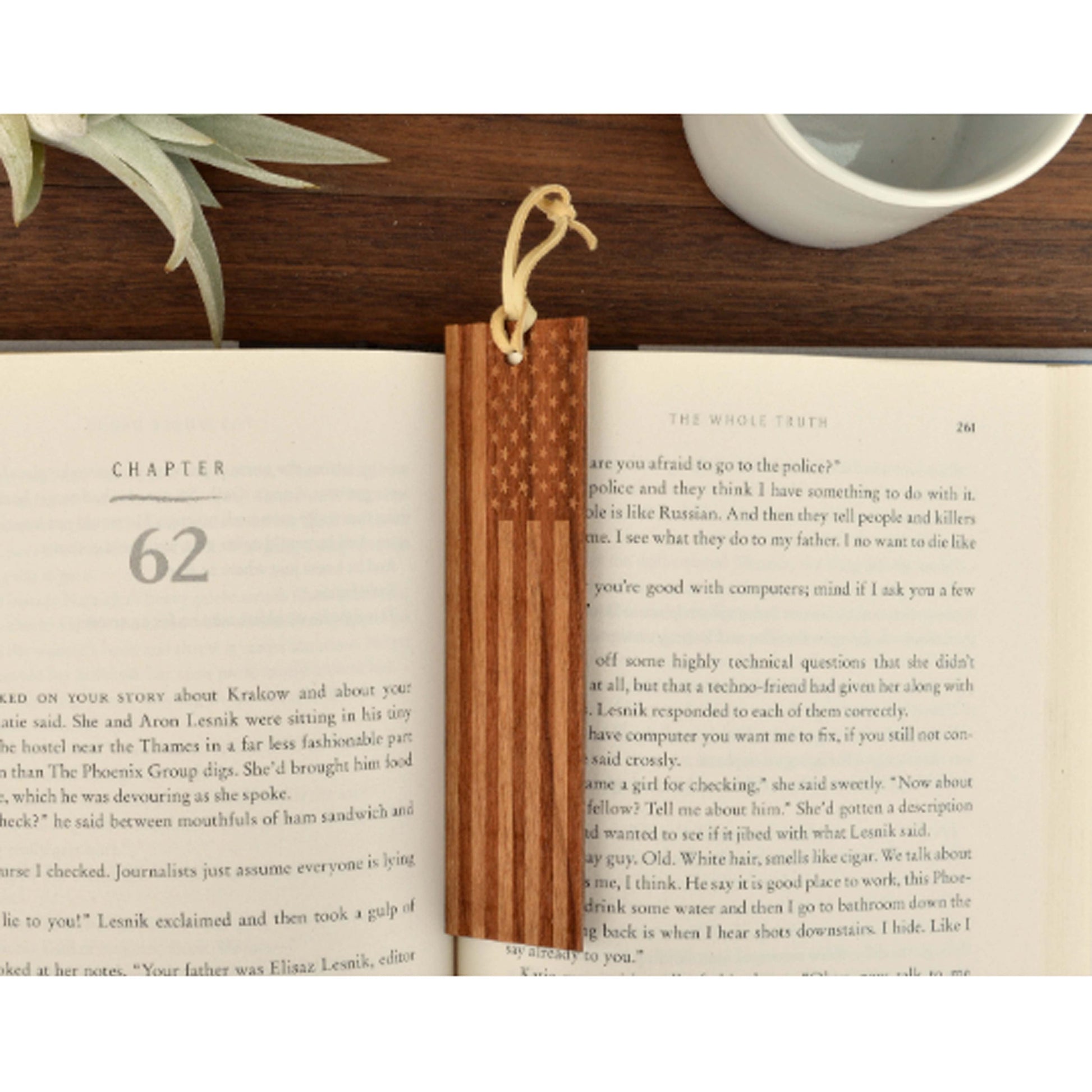 American Flag Bookmark by Autumn Woods Collective | Custom Birthday Gift | Anniversary Gift