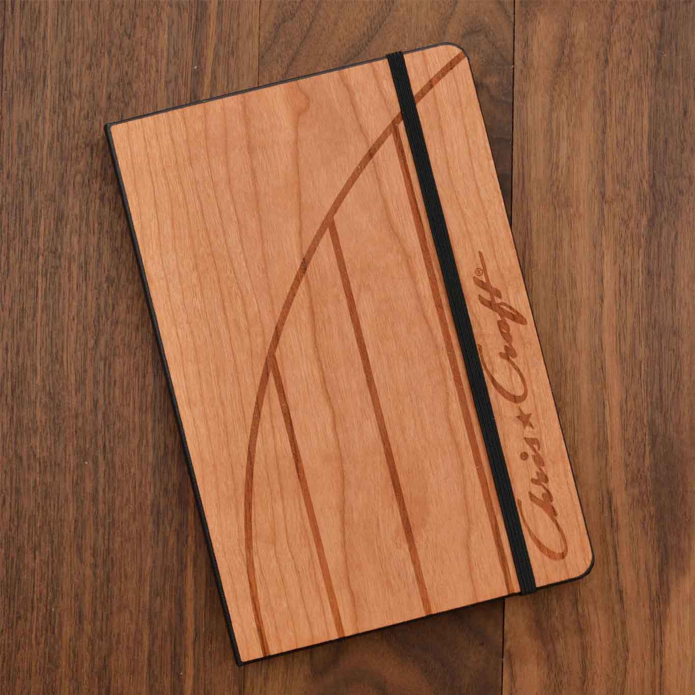 Corporate Gift Custom Wooden Notebooks, Autumn Woods Collective, Custom Wooden Gifts