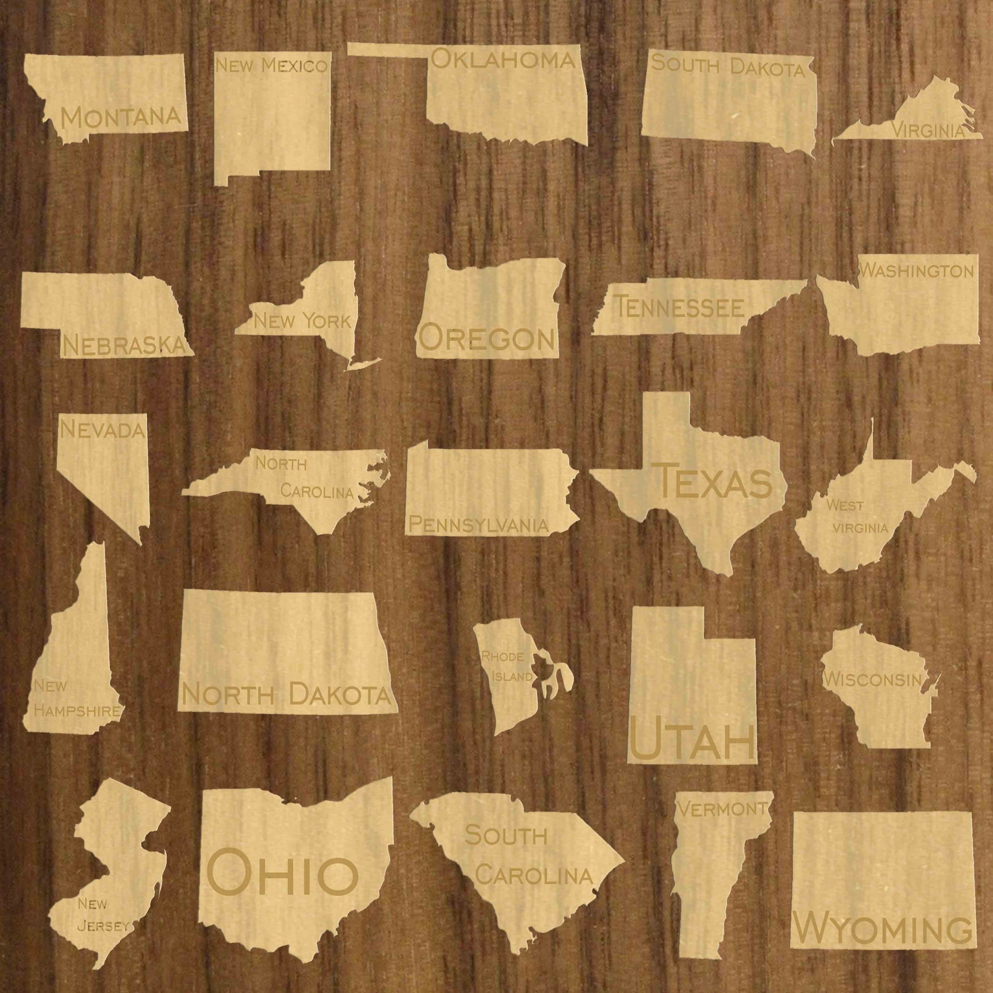 State Bottle Opener - Autumn Woods Co.